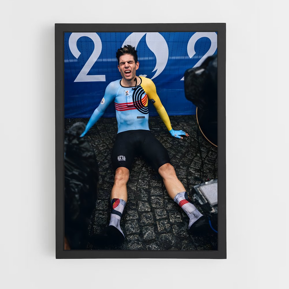 Poster Wout de van – affiche Cyclisme (vue 2)